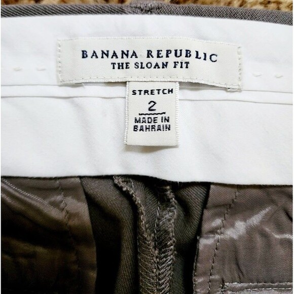 Banana Republic "The Sloan" Women's Slim Fit Brown Pants Size: 2 - Picture 7 of 7
